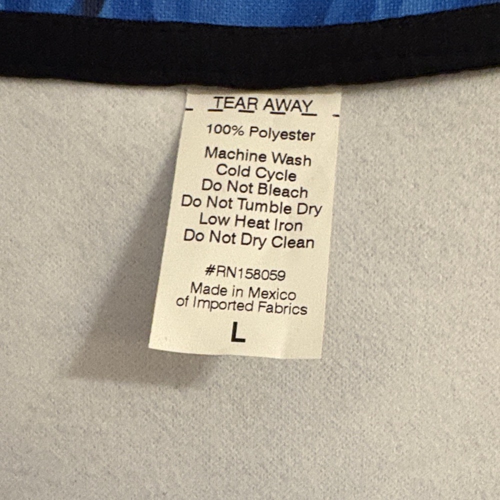 Blue Rose Patterned Zip Up Jacket - image 7